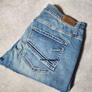 BKE Buckle Payton blue Jeans Universal Fit Mid-Rise Classic Skinny 29 x 29.5